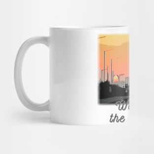 Watching  the sunset... Mug